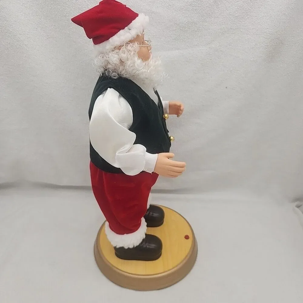 Musical Hip Swinging Santa North Pole Productions Gemmy Industries 1998 With Box